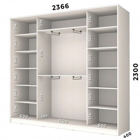 Шкаф-купе ХИТ 23-4-24/2-5555 (420) в Можге - mozhga.mebel24.online | фото 2