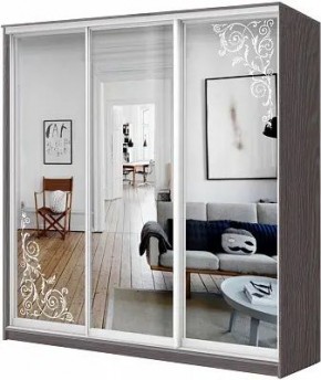 Шкаф-купе ХИТ 24-4-18-656 ОРНАМЕНТ в Можге - mozhga.mebel24.online | фото