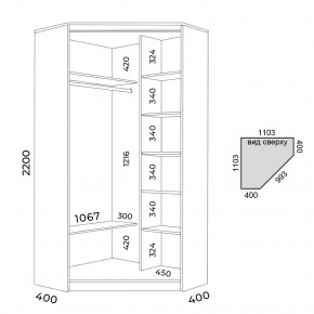 Шкаф-купе ХИТ-У-22-4-11 в Можге - mozhga.mebel24.online | фото 2
