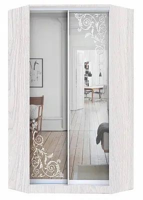 Шкаф-купе ХИТ-У-L-24-64-66 ОРНАМЕНТ в Можге - mozhga.mebel24.online | фото