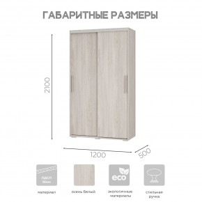 Шкаф-купе ШКК-11 (ясень белый) в Можге - mozhga.mebel24.online | фото 7