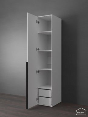 Шкаф Linnea MHR-1-3 2050х400х510 (Белый-М 11.1.2) в Можге - mozhga.mebel24.online | фото 5