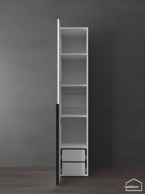 Шкаф Linnea MHR-1-3 2050х400х510 (Белый-М 11.1.2) в Можге - mozhga.mebel24.online | фото 7
