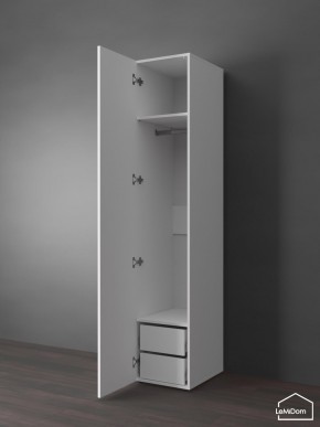 Шкаф Linnea MHR-1PO-3 2050х400х510 (Белый-М 11.1.1) в Можге - mozhga.mebel24.online | фото 4
