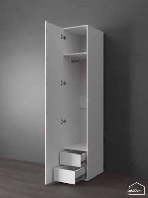 Шкаф Linnea MHR-1PO-3 2050х400х510 (Белый-М 11.1.2) в Можге - mozhga.mebel24.online | фото 5