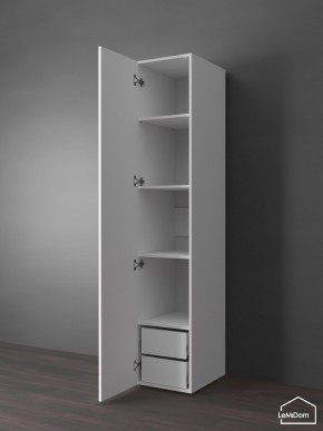 Шкаф Linnea MHR-1PO-4 2050х400х510 (Белый-М 11.1.1) в Можге - mozhga.mebel24.online | фото 5