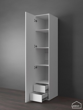 Шкаф Linnea MHR-1PO-4 2050х400х510 (Белый-М 11.1.2) в Можге - mozhga.mebel24.online | фото 4