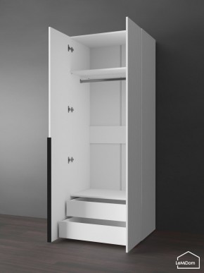 Шкаф Linnea MHR-2-3 2050х800х510 (Белый-М 11.1.2) в Можге - mozhga.mebel24.online | фото 5