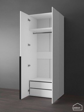 Шкаф Linnea MHR-2-3 2050х800х510 (Белый-М 11.1.2) в Можге - mozhga.mebel24.online | фото 6