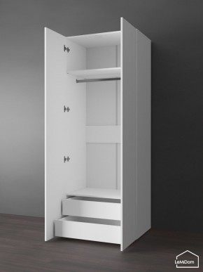 Шкаф Linnea MHR-2PO-3 2050х800х510 (Белый-М 11.1.2) в Можге - mozhga.mebel24.online | фото 5