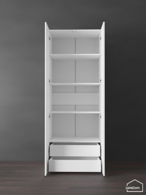 Шкаф Linnea MHR-2PO-4 2050х800х510 (Белый-М 11.1.2) в Можге - mozhga.mebel24.online | фото 6