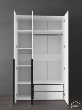 Шкаф Linnea MHR-3-2 2050х1200х510 (Белый-М 11.1.2) в Можге - mozhga.mebel24.online | фото 5