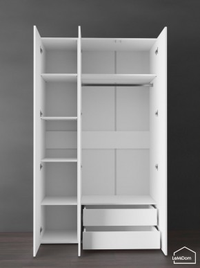 Шкаф Linnea MHR-3PO-2 2050х1200х510 (Белый-М 11.1.2) в Можге - mozhga.mebel24.online | фото 5