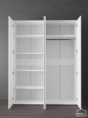 Шкаф Linnea MHR-4PO-1 2050х1600х510 (Белый-М 11.1.1) в Можге - mozhga.mebel24.online | фото 4