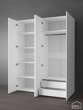 Шкаф Linnea MHR-4PO-2 2050х1600х510 (Белый-М 11.1.2) в Можге - mozhga.mebel24.online | фото 6