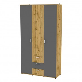 Шкаф Ольга H57 (ДВ-Графит) в Можге - mozhga.mebel24.online | фото