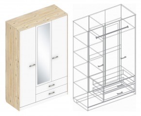Шкаф "Милана" 3-х створчатый с 2 ящиками в Можге - mozhga.mebel24.online | фото 3