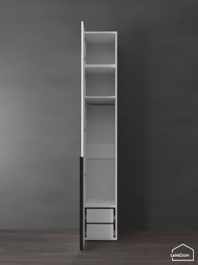 Шкаф с антресолью Linnea MHR-1A-3 2450х400х510 (Белый-М 11.1.2) в Можге - mozhga.mebel24.online | фото 5