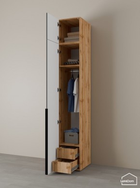 Шкаф с антресолью Linnea MHR-1A-3 2450х400х510 (ДВ-М 11.1.25) в Можге - mozhga.mebel24.online | фото 5