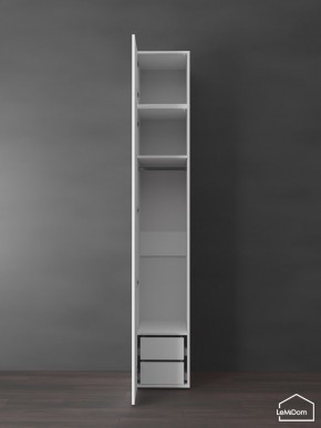 Шкаф с антресолью Linnea MHR-1POA-3 2450х400х510 (Белый-М 11.1.2) в Можге - mozhga.mebel24.online | фото 5