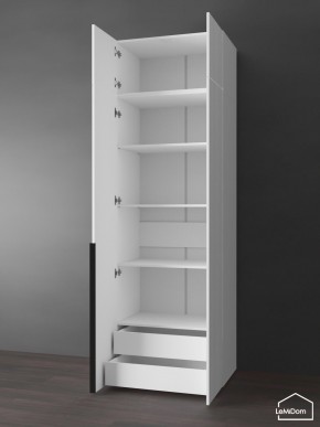 Шкаф с антресолью Linnea MHR-2A-4 2450х800х510 (Белый-М 11.1.2) в Можге - mozhga.mebel24.online | фото 5