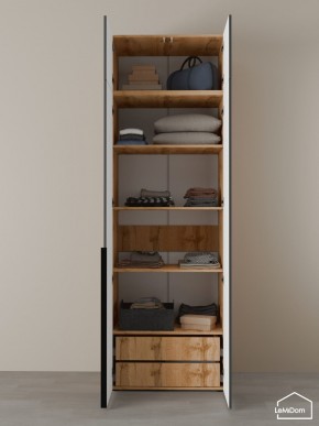 Шкаф с антресолью Linnea MHR-2A-4 2450х800х510 (ДВ-М 11.1.25) в Можге - mozhga.mebel24.online | фото 7
