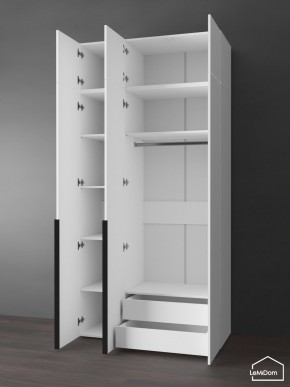 Шкаф с антресолью Linnea MHR-3A-2 2450х1200х510 (Белый-М 11.1.2) в Можге - mozhga.mebel24.online | фото 5