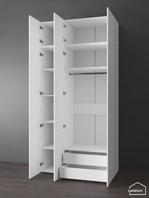 Шкаф с антресолью Linnea MHR-3POA-2 2450х1200х510 (Белый-М 11.1.1) в Можге - mozhga.mebel24.online | фото 5