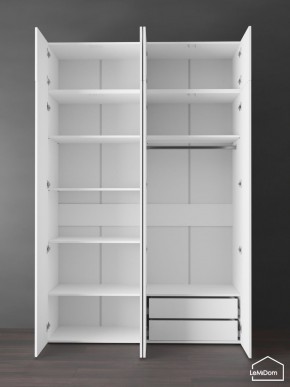 Шкаф с антресолью Linnea MHR-4POA-2 2450х1600х510 (Белый-М 11.1.2) в Можге - mozhga.mebel24.online | фото 5
