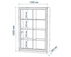 Шкаф-витрина Нобиле ШВтН ФСД-ФСД в Можге - mozhga.mebel24.online | фото 2