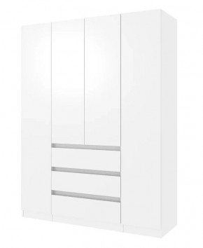 Спальный гарнитур Парус (Белый/Белый) 1400 (Вариант-1) в Можге - mozhga.mebel24.online | фото 5