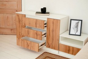 Спальный гарнитур Парус (Белый/Вотан) 1400 (Вариант-1) в Можге - mozhga.mebel24.online | фото 13