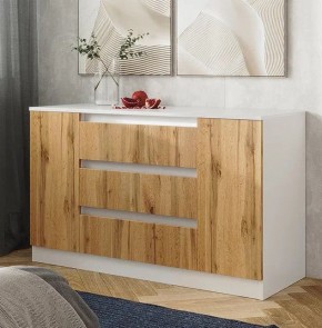 Спальный гарнитур Парус (Белый/Вотан) 1400 (Вариант-1) в Можге - mozhga.mebel24.online | фото 14