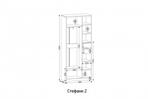 СТЕФАНИ-2 Шкаф в Можге - mozhga.mebel24.online | фото 2