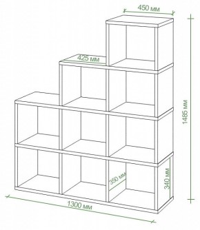 Стеллаж Бартоло СЛД 4 в Можге - mozhga.mebel24.online | фото 2