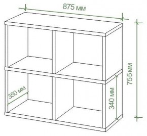 Стеллаж Бартоло СПД 2-2 в Можге - mozhga.mebel24.online | фото 2