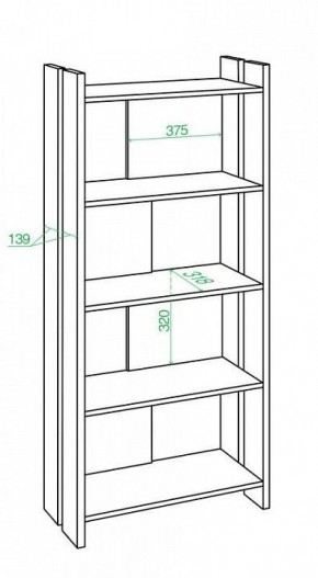 Стеллаж Домино Лайт СТЛ-ОВ в Можге - mozhga.mebel24.online | фото 3