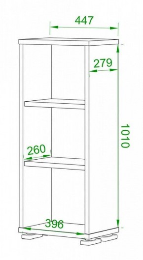 Стеллаж Домино нельсон ПУ-10-1 в Можге - mozhga.mebel24.online | фото 2