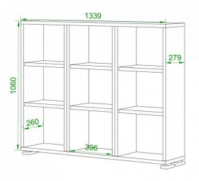 Стеллаж Домино ПУ-60-1 в Можге - mozhga.mebel24.online | фото 2
