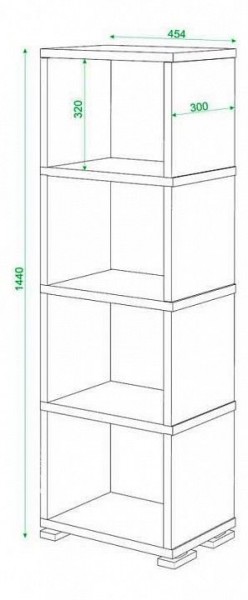 Стеллаж Домино СБ-15/4 в Можге - mozhga.mebel24.online | фото 3