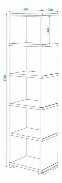 Стеллаж Домино СБ-15/5 в Можге - mozhga.mebel24.online | фото 3