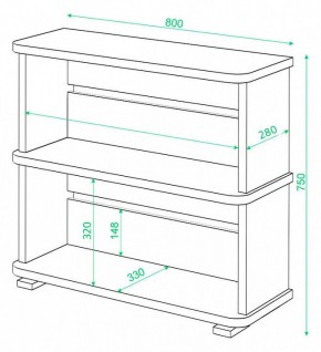 Стеллаж Домино СБ-25/2 в Можге - mozhga.mebel24.online | фото 4