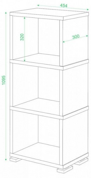 Стеллаж-колонка Домино Лайт СБ-15/3 в Можге - mozhga.mebel24.online | фото 2