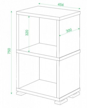 Стеллаж-колонка СБ-15/2 в Можге - mozhga.mebel24.online | фото 2