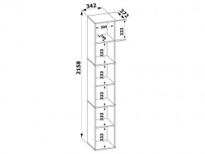 Стеллаж-колонка ШУ-20 в Можге - mozhga.mebel24.online | фото 2