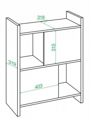 Стеллаж комбинированный Домино Лайт СТЛ-3Н в Можге - mozhga.mebel24.online | фото 3