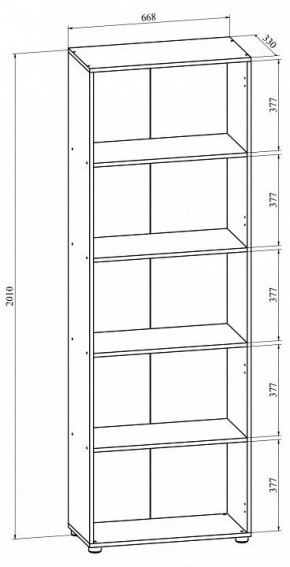 Стеллаж Офис ОФ-30 (открытый) в Можге - mozhga.mebel24.online | фото 2