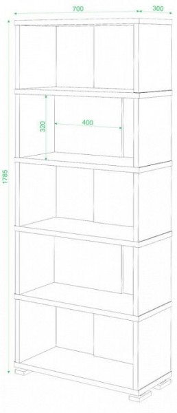 Стеллаж СБ-10/5 в Можге - mozhga.mebel24.online | фото 2