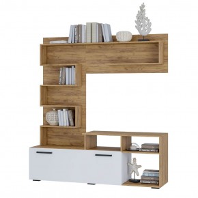 Гостиная Евро (крафт/белый) в Можге - mozhga.mebel24.online | фото 3