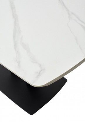 Стол ALATRI 120 MATT WHITE MARBLE SOLID CERAMIC / BLACK, ®DISAUR в Можге - mozhga.mebel24.online | фото 11